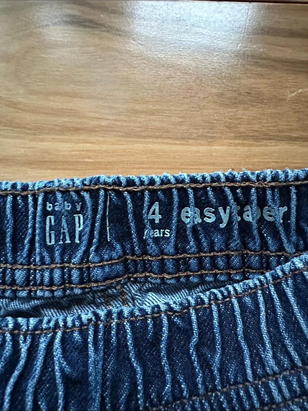 GAP Easy Taper Straight Jeans in Indigo Blue 4T